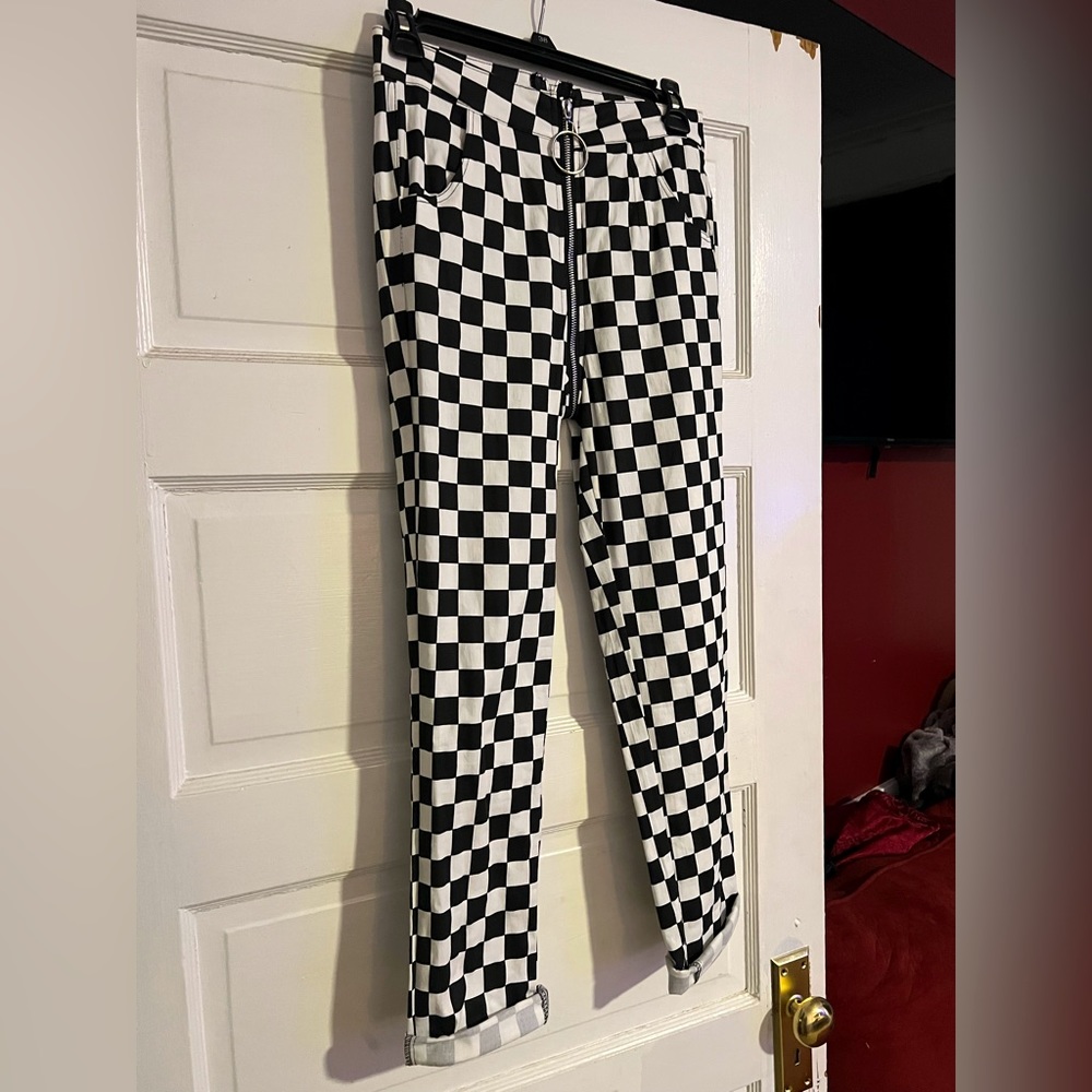 Checkered Pants